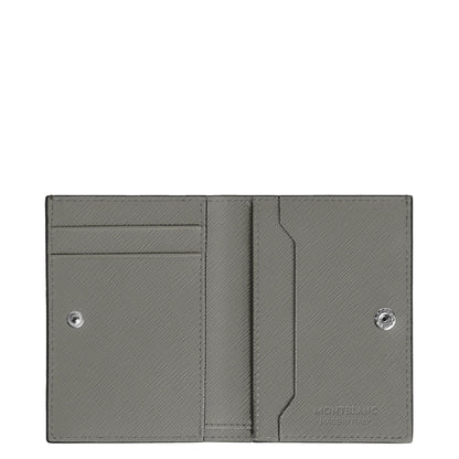 Montblanc portefeuille mini 4 compartiments Sartorial gris moyen 199374