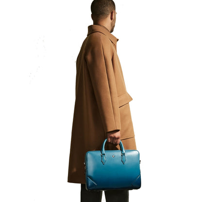 Montblanc porte-documents Meisterstück bleu fumé sfumato 199272