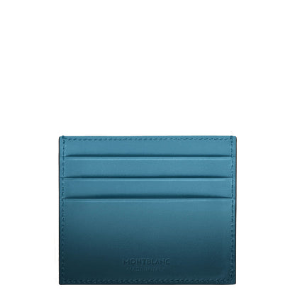 Porte-cartes Montblanc Meisterstück 6cc Bleu Fumé 199268