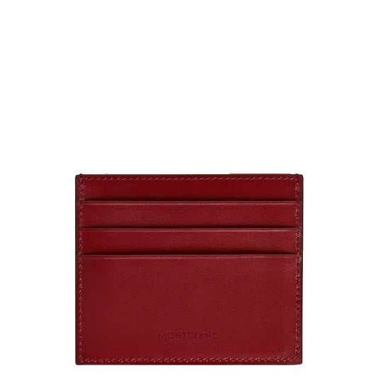 Porte-cartes Montblanc 6 cartes, couleur rouille foncée douce, 198809