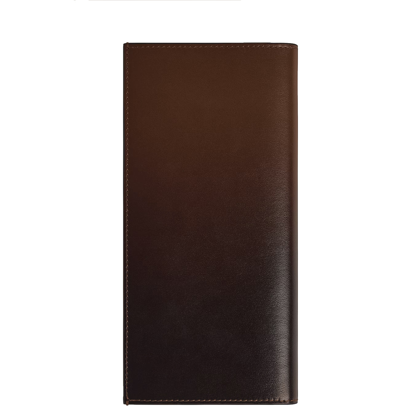 Montblanc portefeuille 14 compartiments Meisterstück, poche avec fermeture éclair dégradé marron 220318