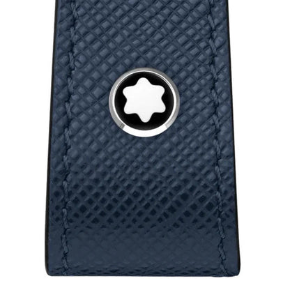 Montblanc portachiavi Sartorial con passante blu inchiostro 131735