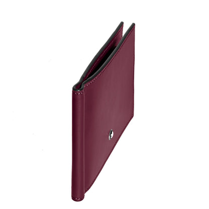 Montblanc portefeuille 6 compartiments avec pince à billets Meisterstück Cassis 199301