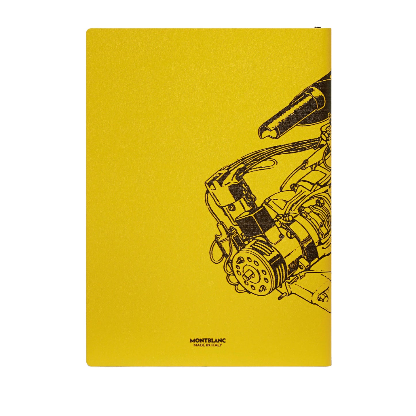 Montblanc bloc-notes #146 ligné Montblanc Great Characters Enzo Ferrari Édition Spéciale Jaune Modena 134717