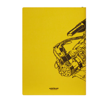 Montblanc bloc-notes #146 ligné Montblanc Great Characters Enzo Ferrari Édition Spéciale Jaune Modena 134717