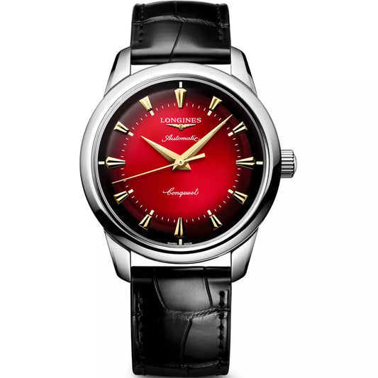 Longines montre Conquest Heritage Year of the Snake Edition 40mm rouge automatique acier L1.651.4.09.2