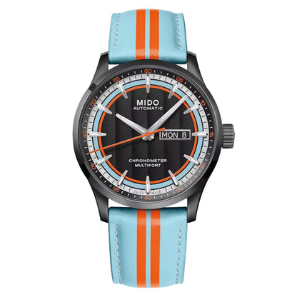 Mido montre Multifort Chronometer 1 Racer 42mm noir automatique acier finition PVD noir M038.431.36.051.00