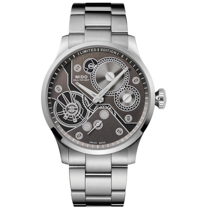 Mido montre Multifort Mechanical Édition limitée 999 pièces 44mm anthracite remontage manuel acier M038.605.11.060.00