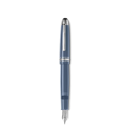 Montblanc stylo-plume Meisterstück Glacier LeGrand bleu plume M 129393