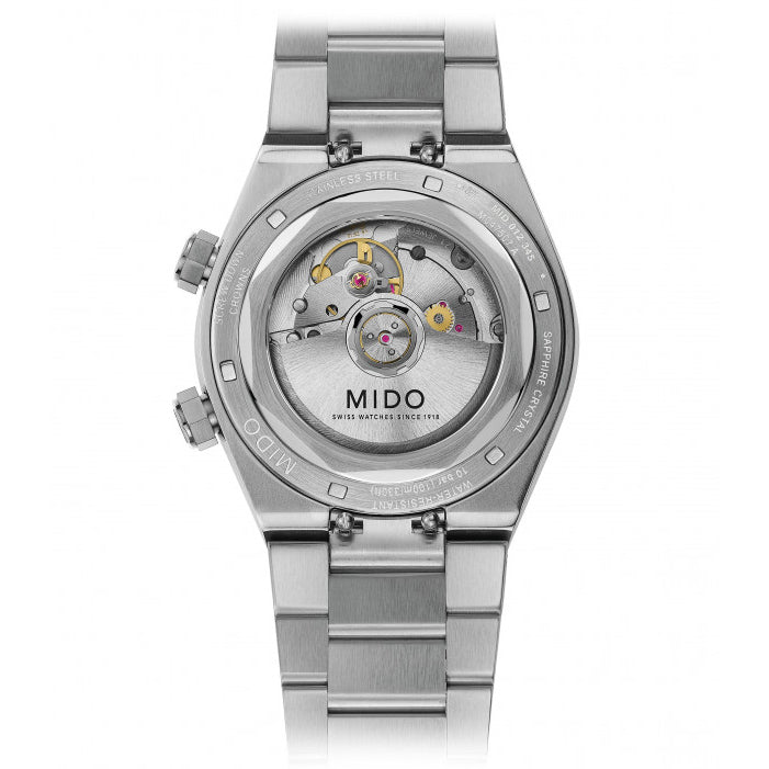 Mido montre Multifort 8 Two Crowns 38,4 x 40mm gris automatique acier M047.507.11.081.00