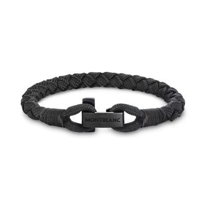Bracelet Montblanc avec fermoir en T noir, taille M 130861 63