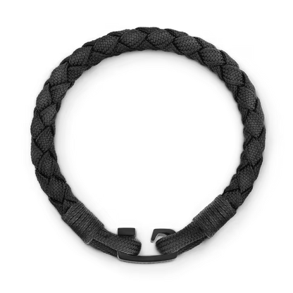 Bracelet Montblanc avec fermoir en T noir, taille M 130861 63