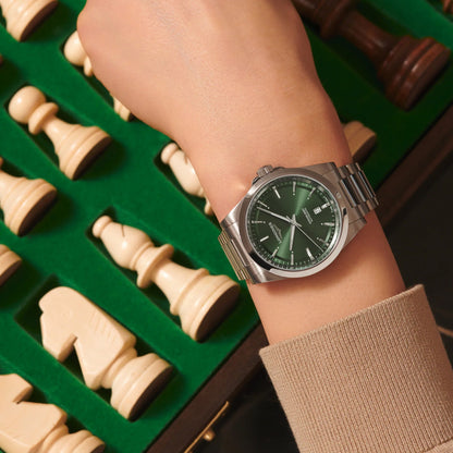 Longines montre Conquest 2023 41mm verte acier automatique L3.830.4.02.6