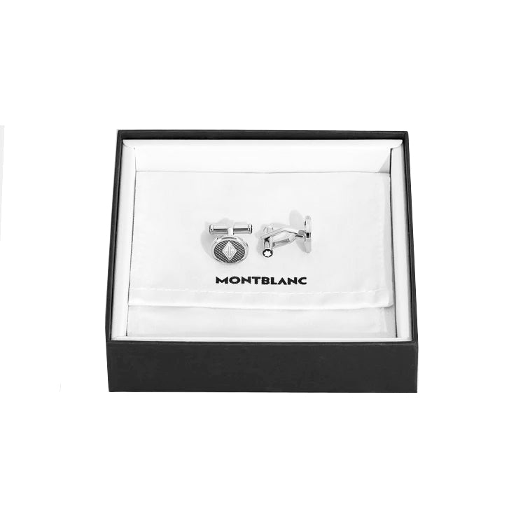 Montblanc boutons de manchette Great Characters Hommage à The Great Gatsby acier 132981