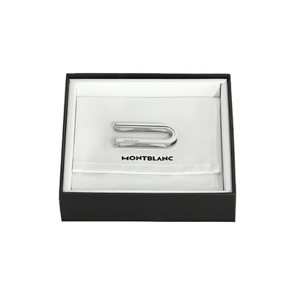 Clip penna fermasoldi dell’edizione great montblanc inciso logo in acciaio homage to the great gatsby in confezione originale