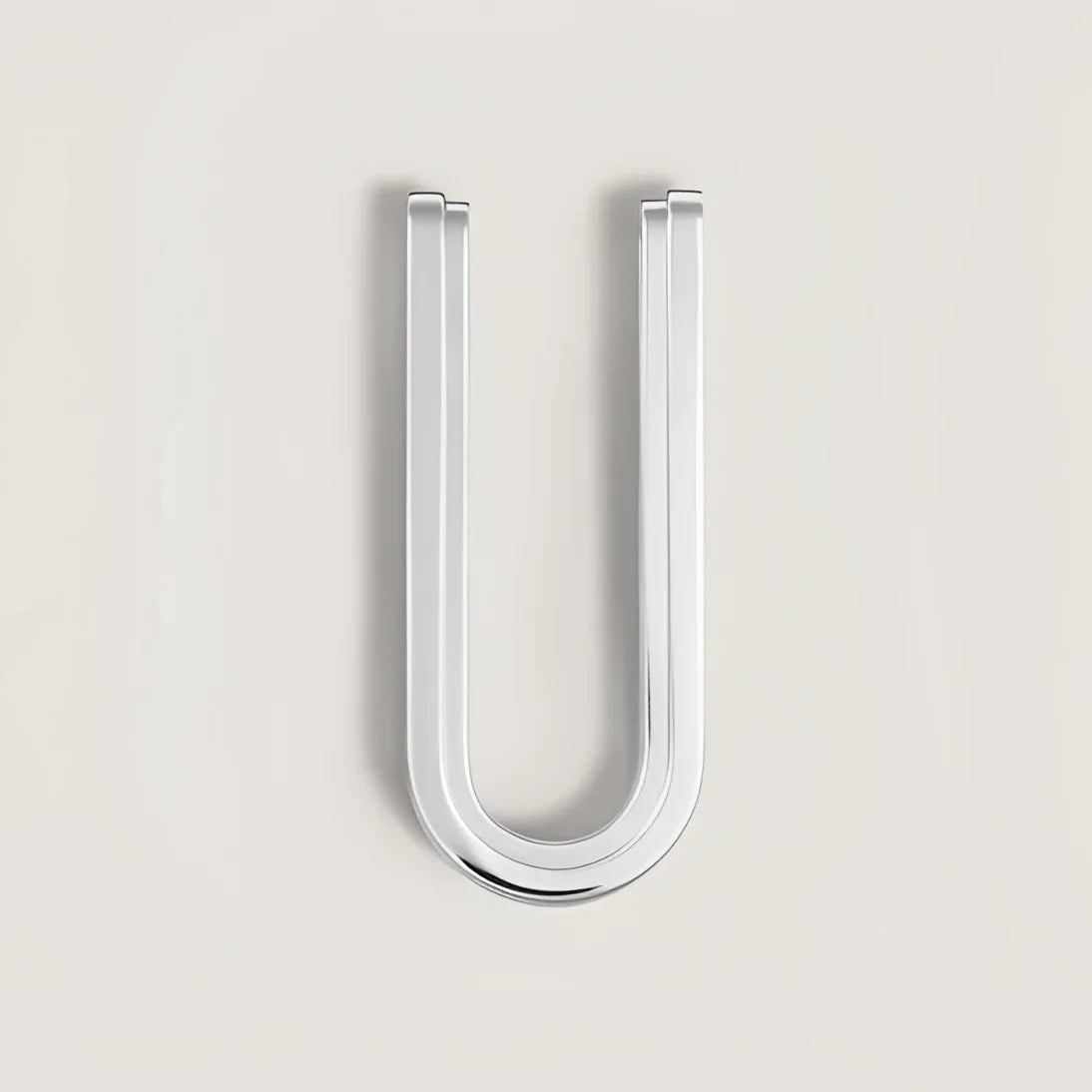 Fermasoldi dell’edizione great in acciaio a forma di u con logo montblanc inciso homage to the great gatsby