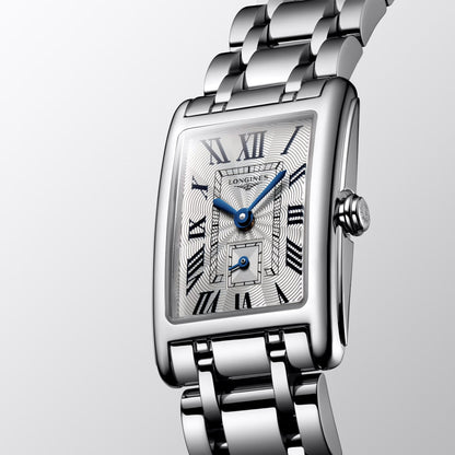 Longines orologio DolceVita 20,80x32mm argento acciaio quarzo L5.255.4.71.6