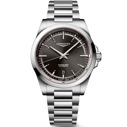 Montre Longines Conquest 2023 41mm noire acier automatique L3.830.4.52.6