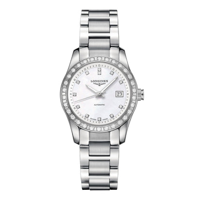Longines montre Conquest Classic 29,5mm nacre automatique acier L2.285.0.87.6