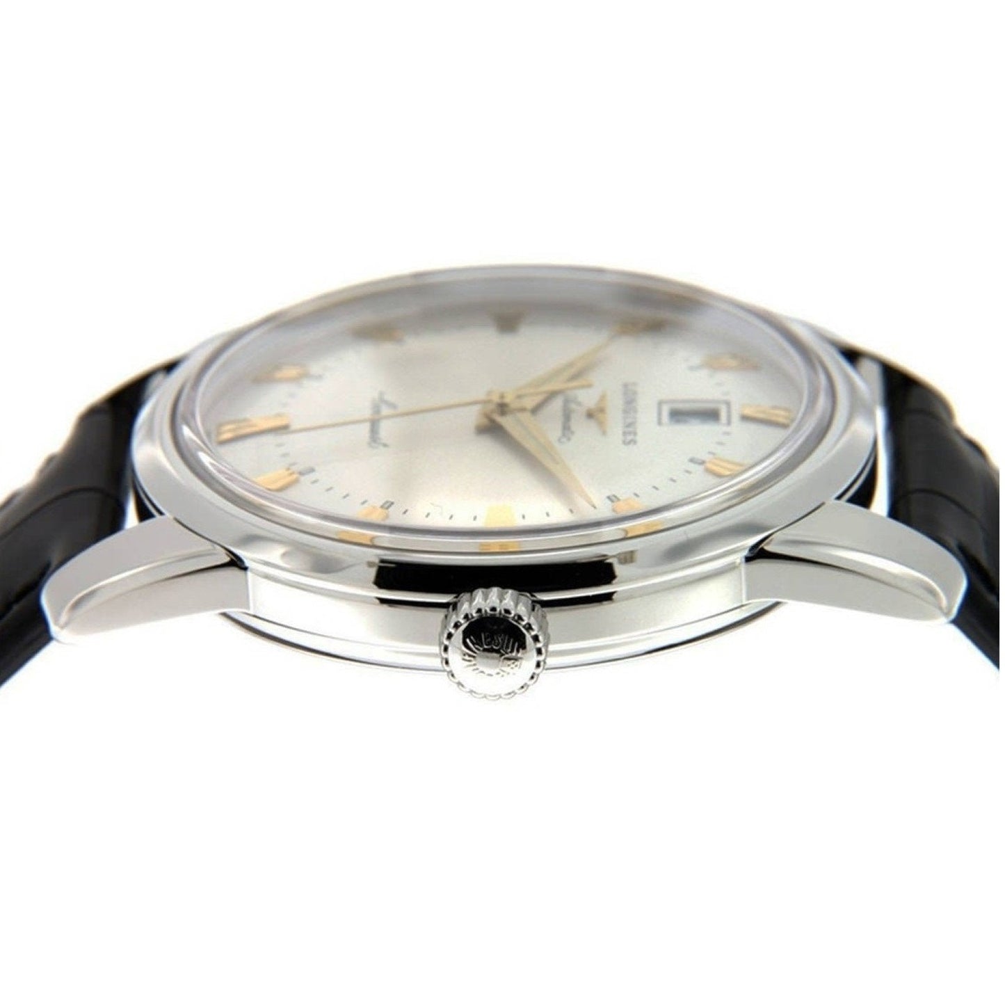 Longines montre Conquest Heritage 40mm argent automatique acier L1.645.4.75.4