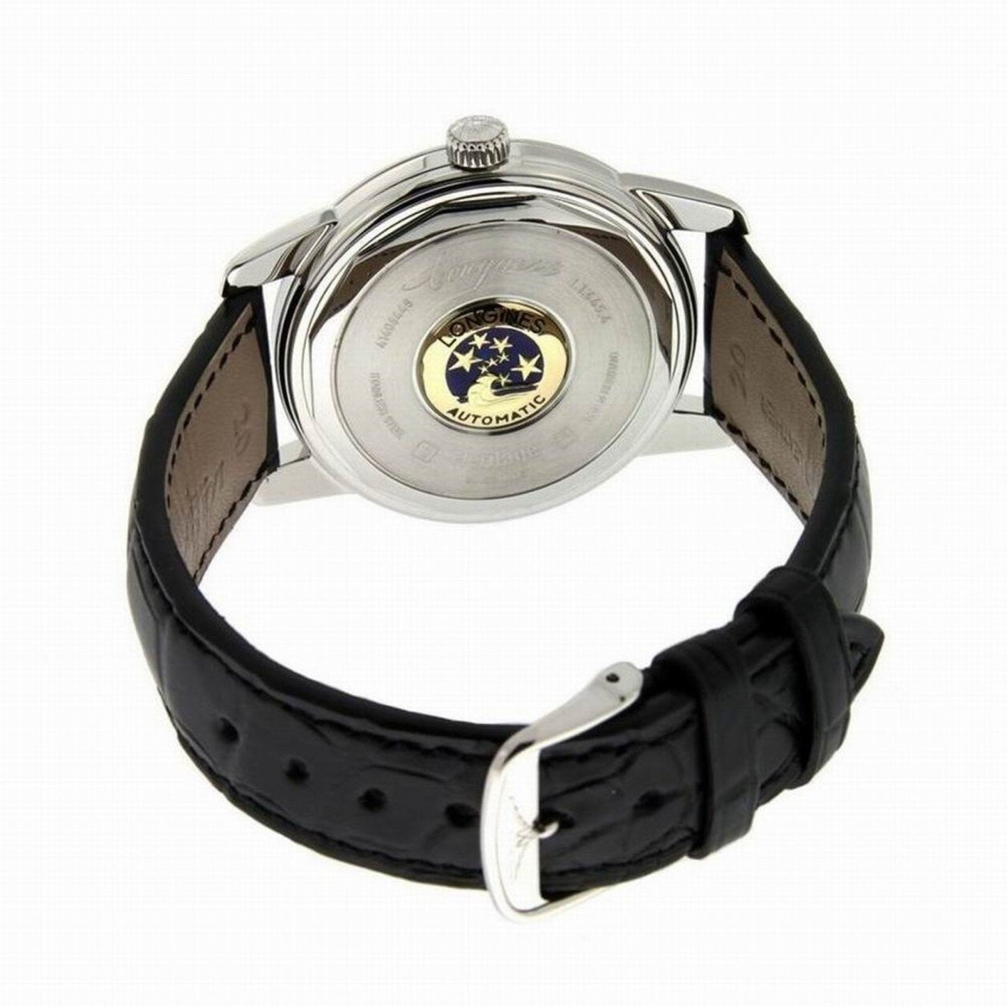 Longines montre Conquest Heritage 40mm argent automatique acier L1.645.4.75.4
