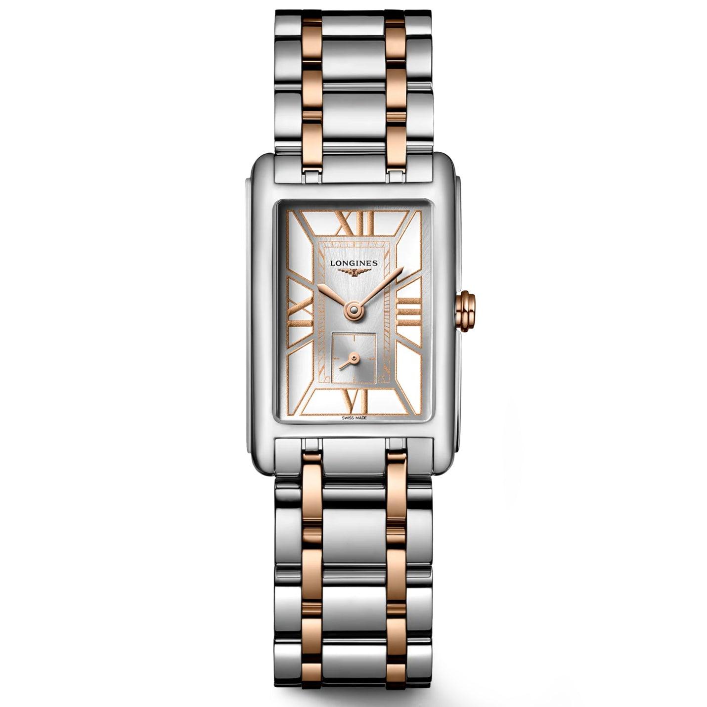 Montre Longines DolceVita 20,8x32mm blanc quartz acier L5.255.5.75.7