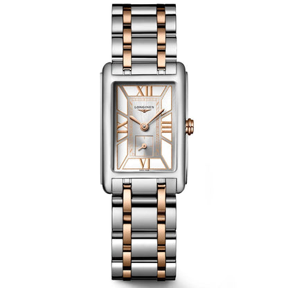 Montre Longines DolceVita 20,8x32mm blanc quartz acier L5.255.5.75.7