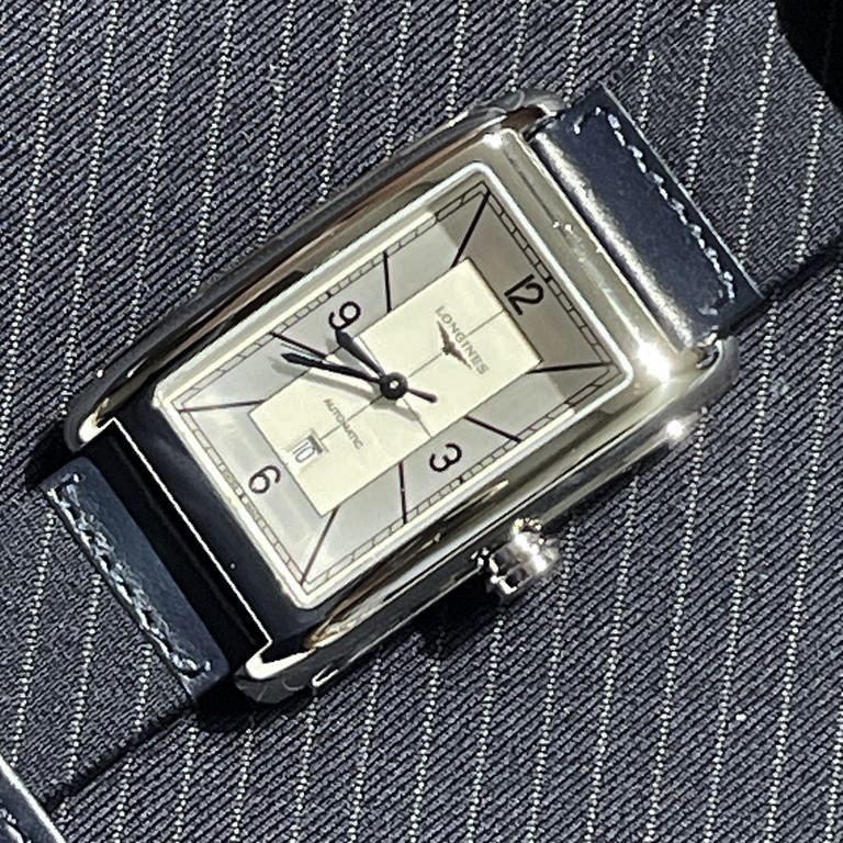 Longines montre Dolcevita 27x43mm argent automatique acier L5.757.4.73.8