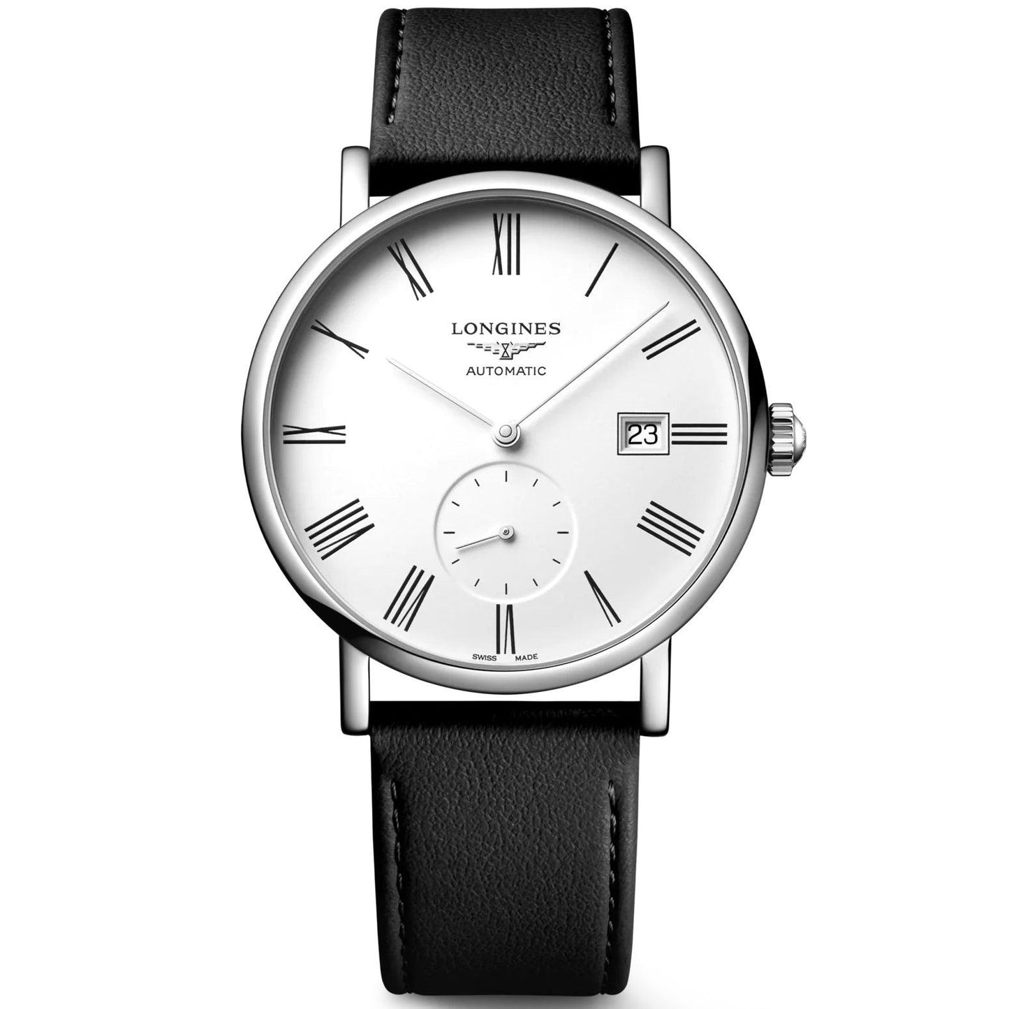 Longines montre Elegant Collection 39mm blanc automatique acier L4.812.4.11.0