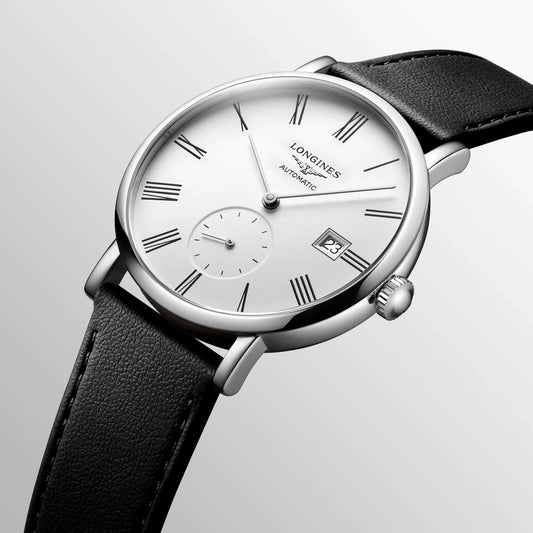Longines montre Elegant Collection 39mm blanc automatique acier L4.812.4.11.0
