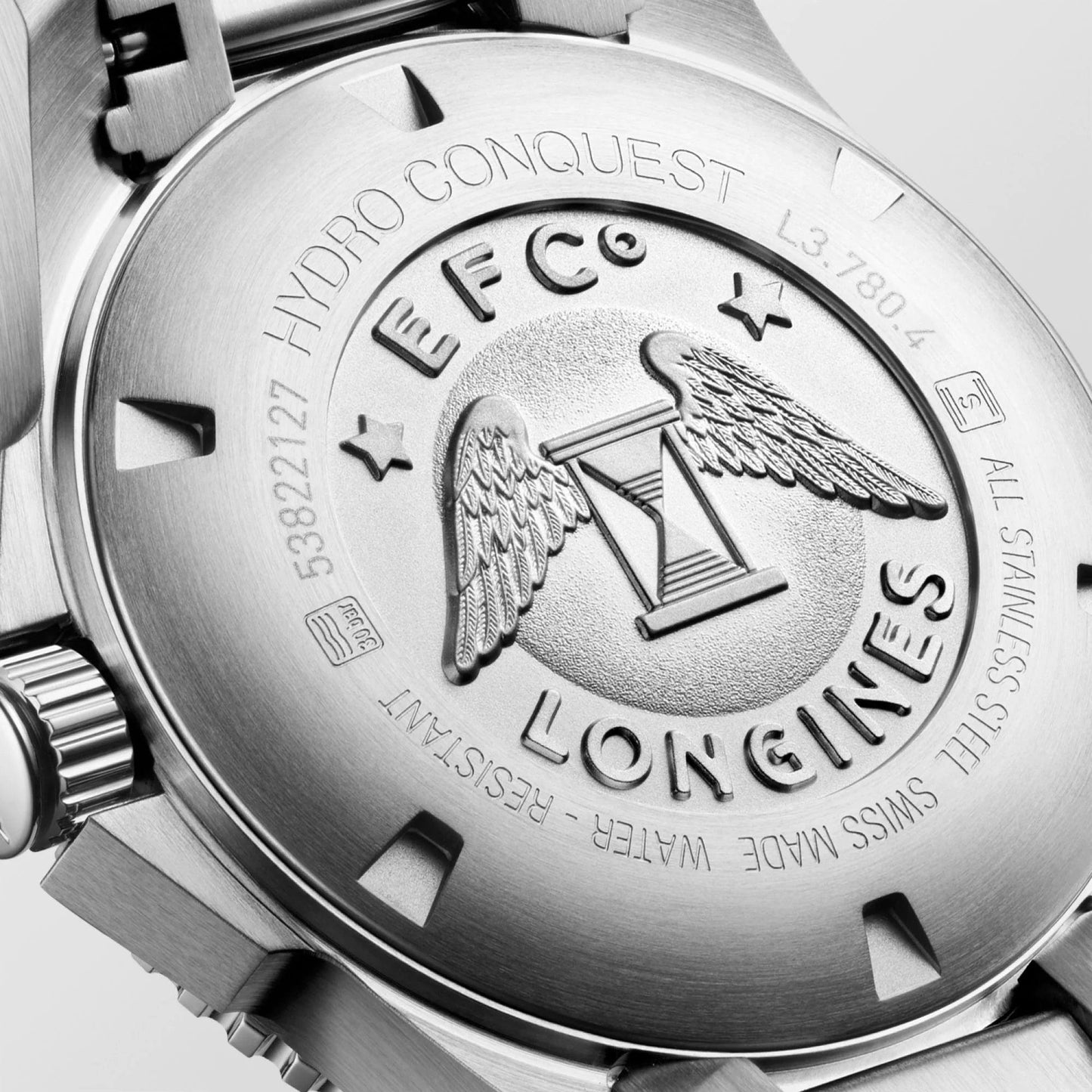 Longines montre HydroConquest 39mm bleu automatique acier L3.780.4.96.6