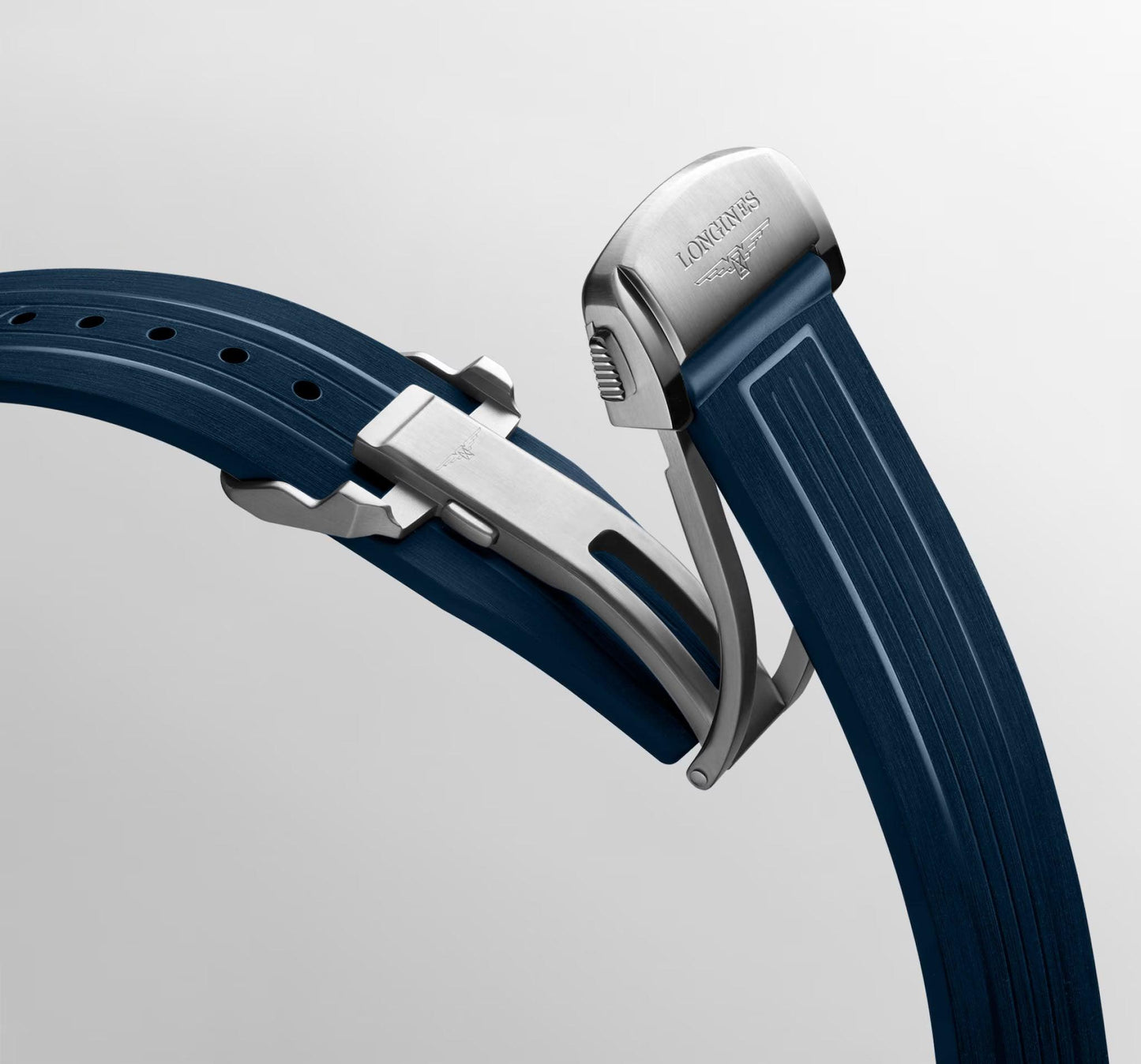 Longines orologio Hydroconquest GMT 41mm blu automatico acciaio L3.790.4.96.9