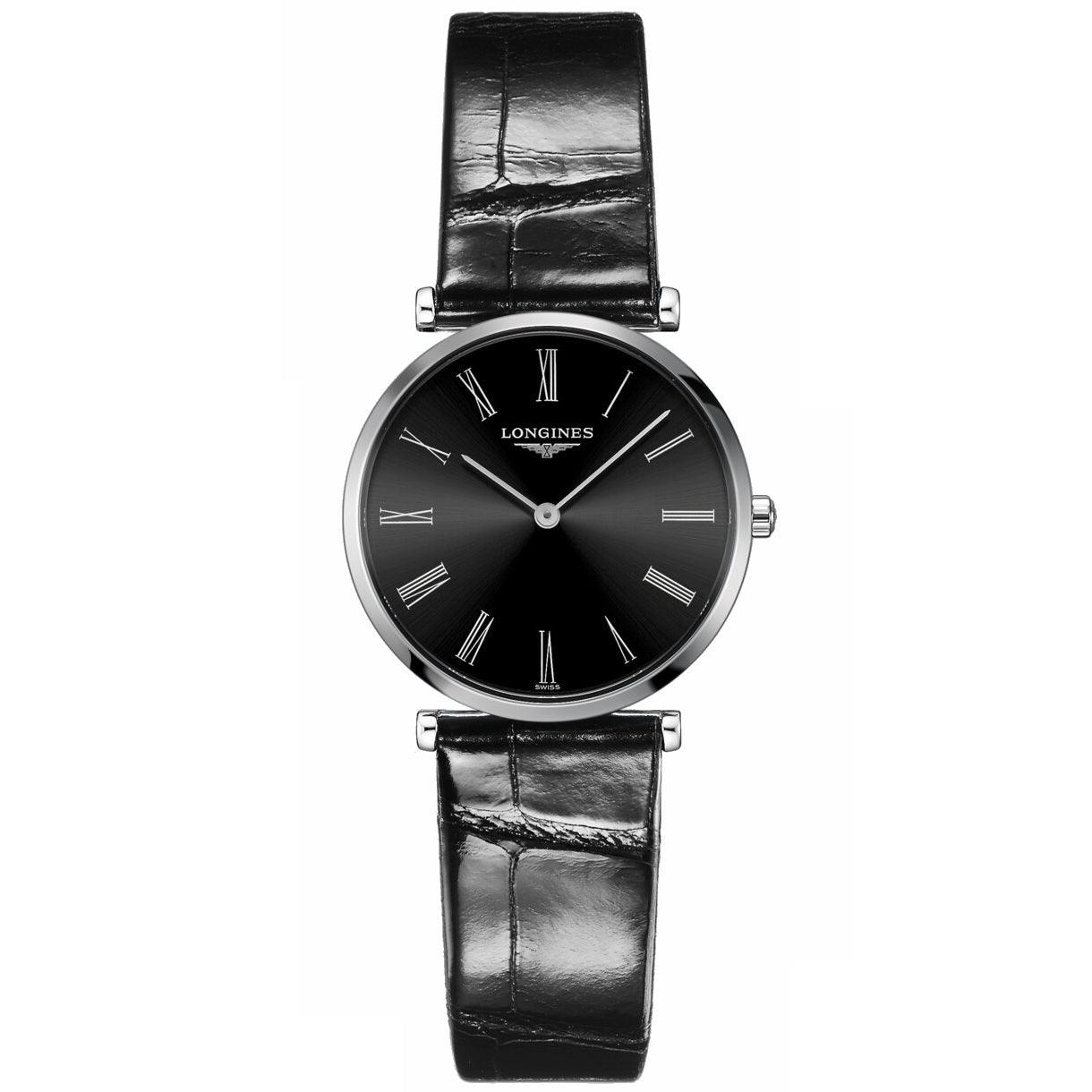 Longines montre La Grande Classique de Longines 29mm noir acier femme quartz L4.512.4.51.2