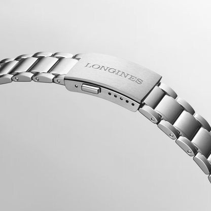 Longines montre Longines Spirit Flyback 42mm bleu automatique acier L3.821.4.93.6