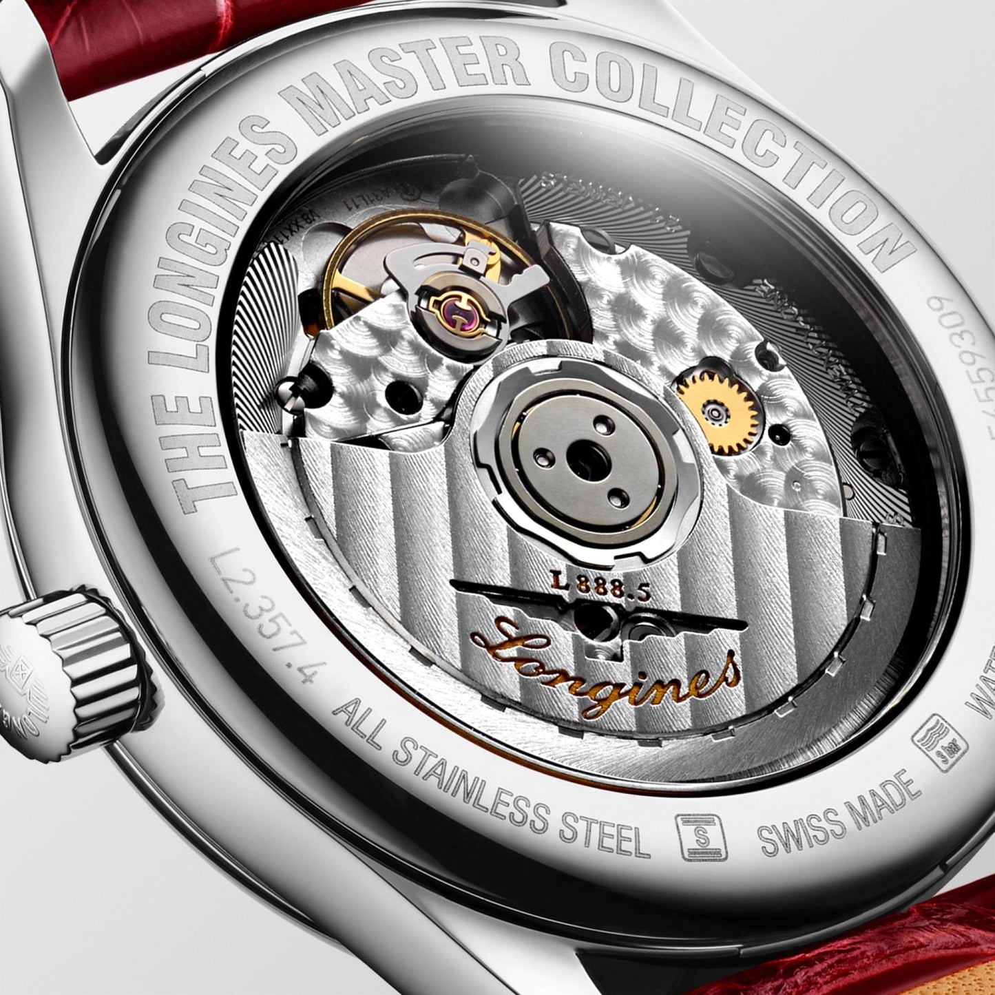 Longines montre Master Collection 34mm nacre diamants automatique acier L2.357.4.87.2