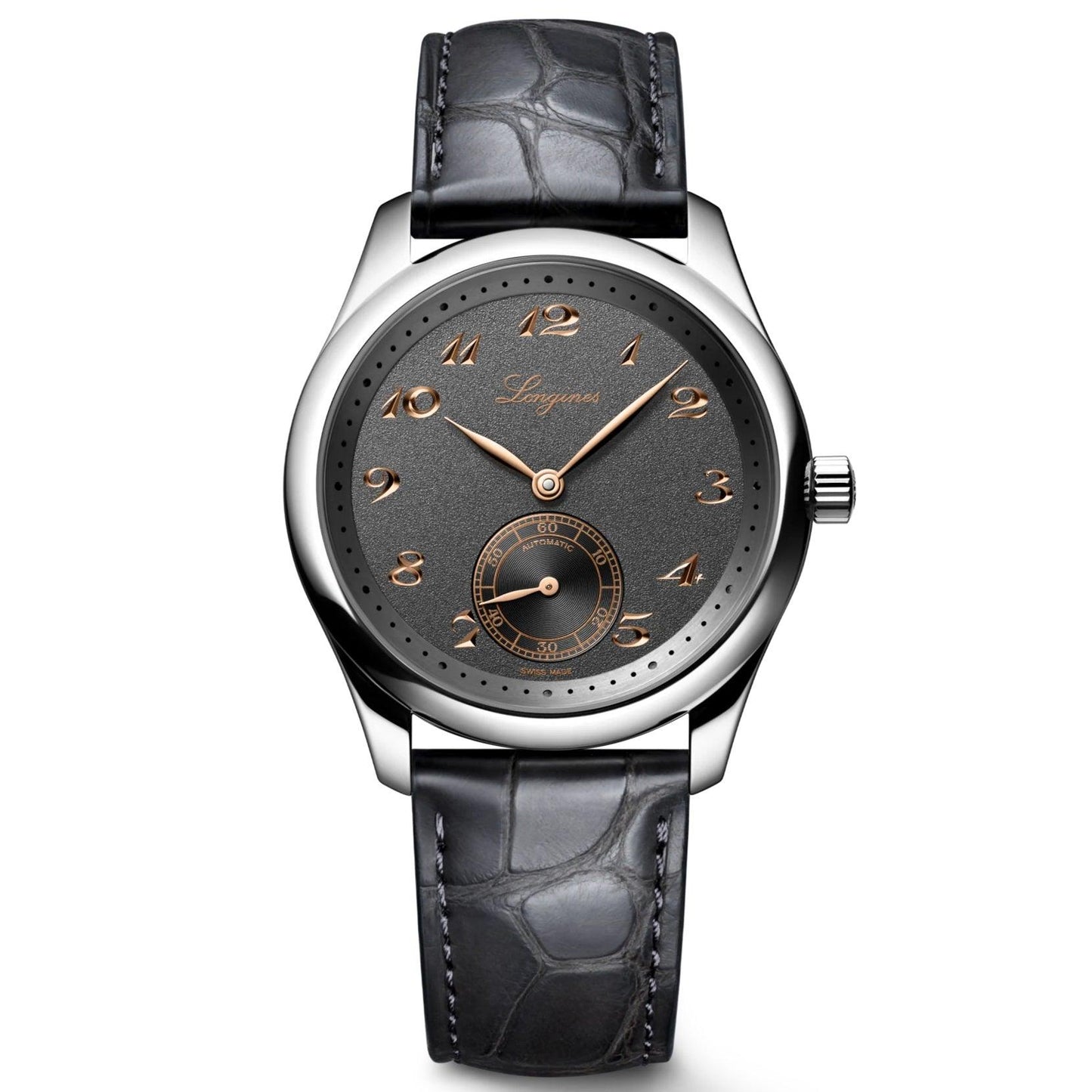 Longines montre Master Collection 38mm anthracite automatique acier L2.843.4.63.2
