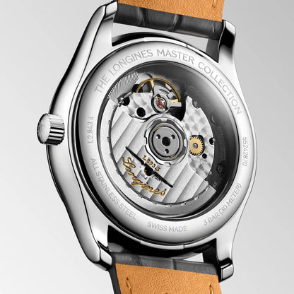 Longines montre Master Collection 38mm anthracite automatique acier L2.843.4.63.2