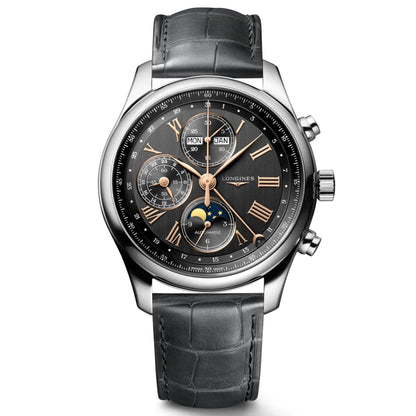 Montre Longines Master Collection 42 mm Anthracite Automatique Acier L2.773.4.61.2