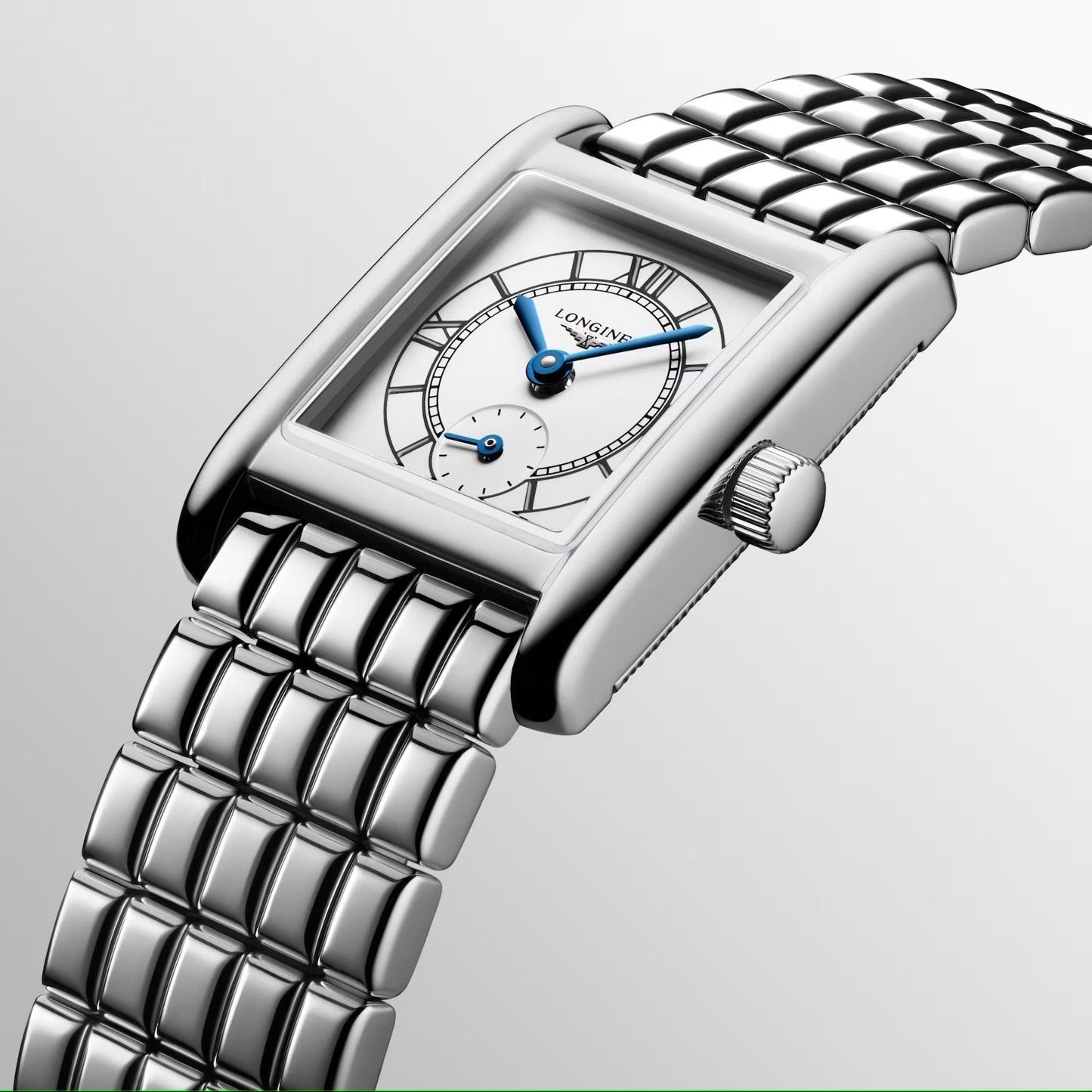 Longines montre Mini Dolcevita 21,5x29mm argent quartz acier L5.200.4.75.6