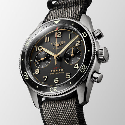 Montre Longines Spirit Flyback Titanium 42 mm Anthracite Automatique en Titane L3.821.1.53.2