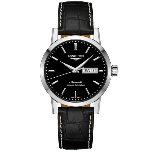 Longines montre The Longines 1832 40mm noir automatique acier L4.827.4.52.0