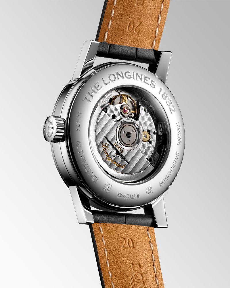 Longines montre The Longines 1832 40mm noir automatique acier L4.827.4.52.0