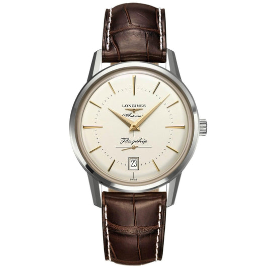 Longines montre homme Flagship Heritage 38,5mm automatique acier L4.795.4.78.2