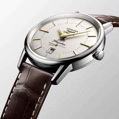 Longines montre homme Flagship Heritage 38,5mm automatique acier L4.795.4.78.2