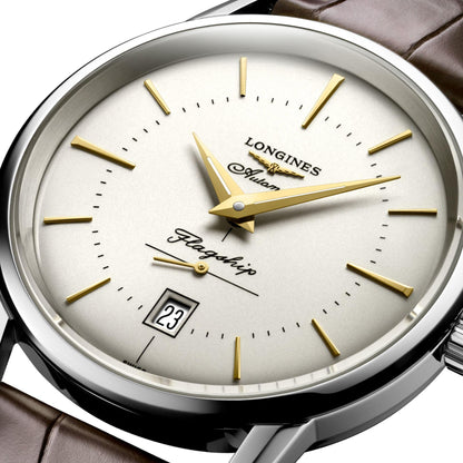 Longines montre homme Flagship Heritage 38,5mm automatique acier L4.795.4.78.2
