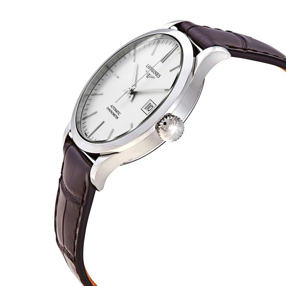 Montre homme Longines Record Collection 38,5 mm automatique en acier L2.820.4.72.2