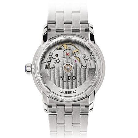 Montre Mido Baroncelli Lady Necklace 33 mm en nacre et diamants, automatique, acier M037.807.11.031.00