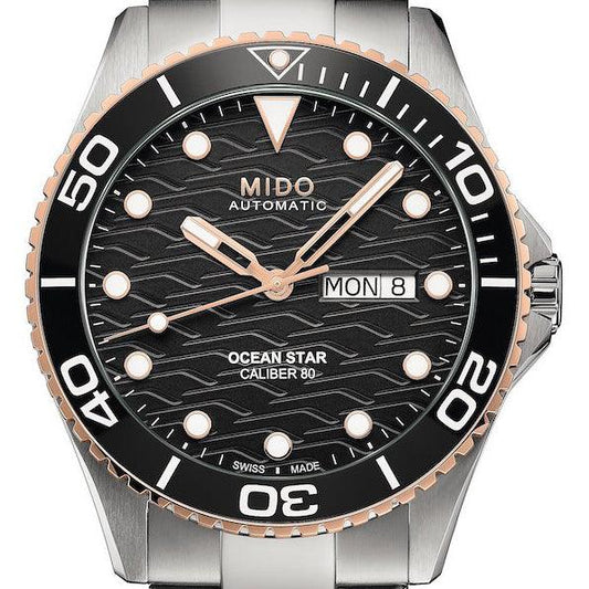 Mido montre Mido Ocean Star calibre 80 42mm noir automatique acier M042.430.21.051.00