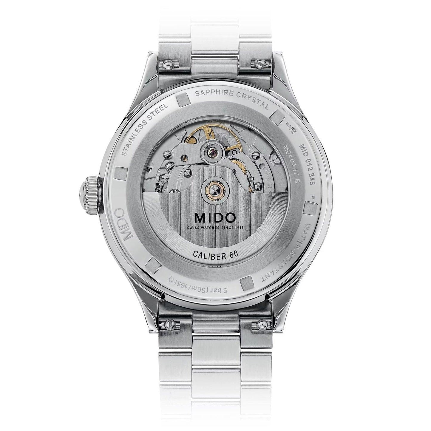 Montre Mido Multifort Powerwind 40mm bleue automatique acier M040.407.11.047.00