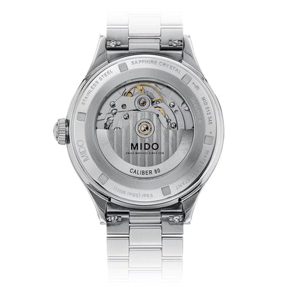 Montre Mido Multifort Powerwind 40mm bleue automatique acier M040.407.11.047.00